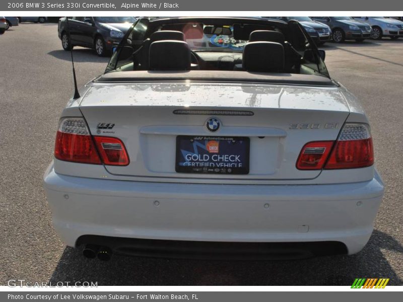 Alpine White / Black 2006 BMW 3 Series 330i Convertible