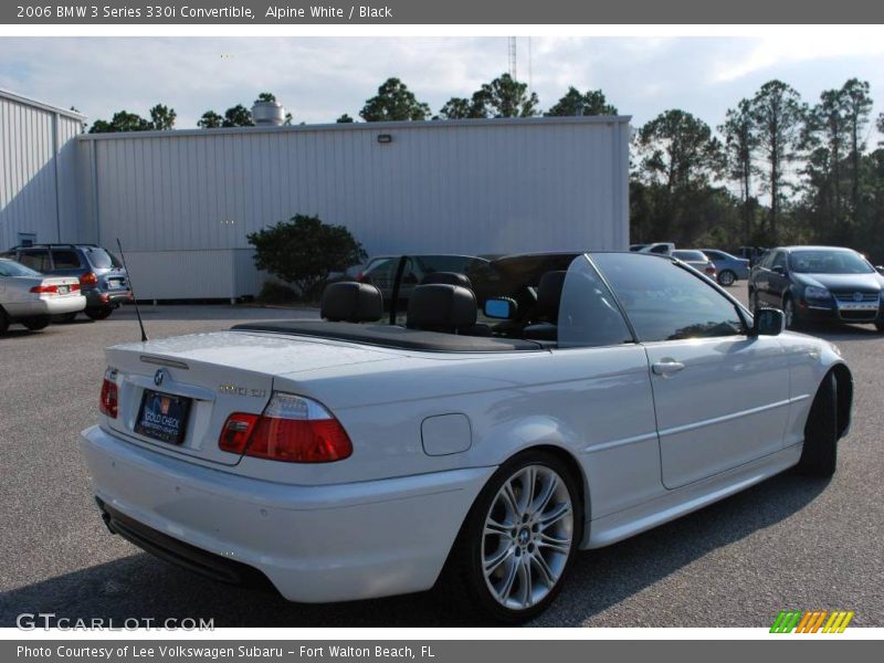 Alpine White / Black 2006 BMW 3 Series 330i Convertible