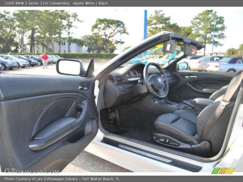Alpine White / Black 2006 BMW 3 Series 330i Convertible