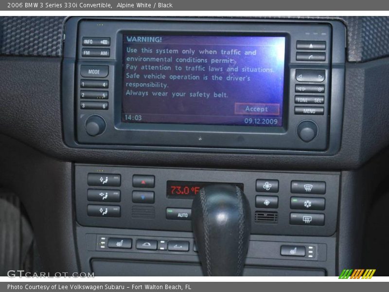 Alpine White / Black 2006 BMW 3 Series 330i Convertible