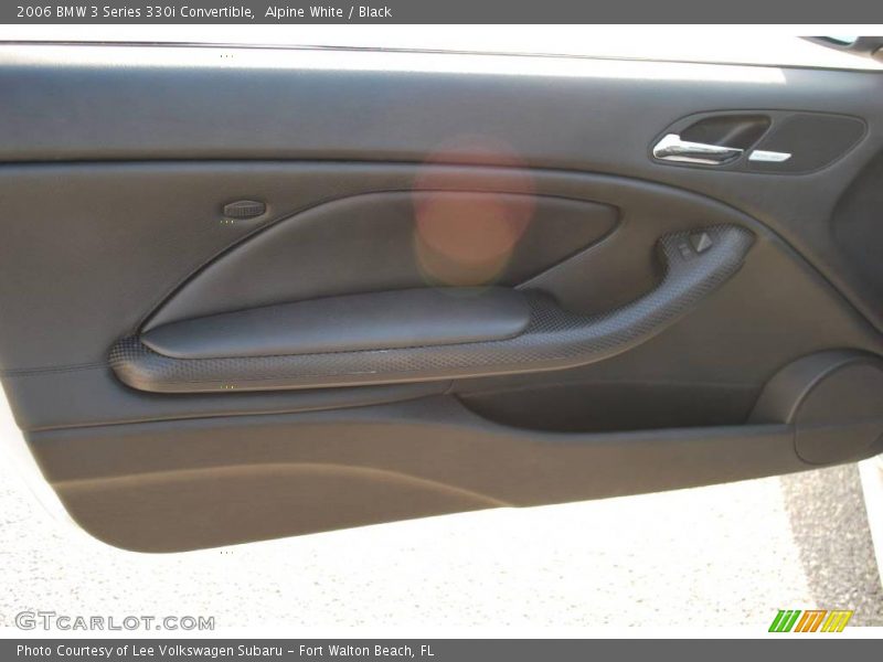 Alpine White / Black 2006 BMW 3 Series 330i Convertible
