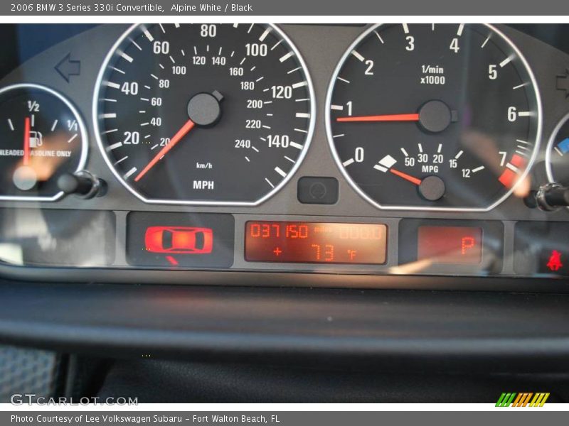 Alpine White / Black 2006 BMW 3 Series 330i Convertible