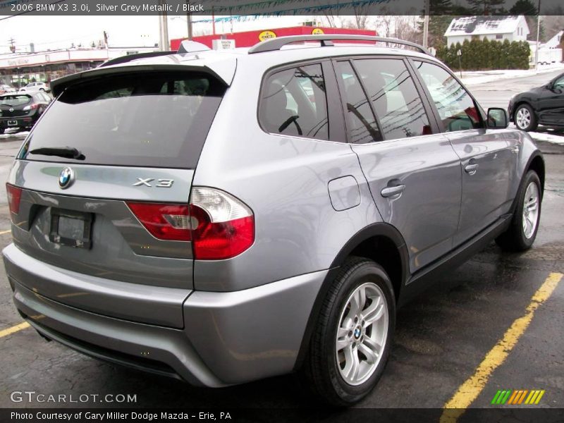 Silver Grey Metallic / Black 2006 BMW X3 3.0i