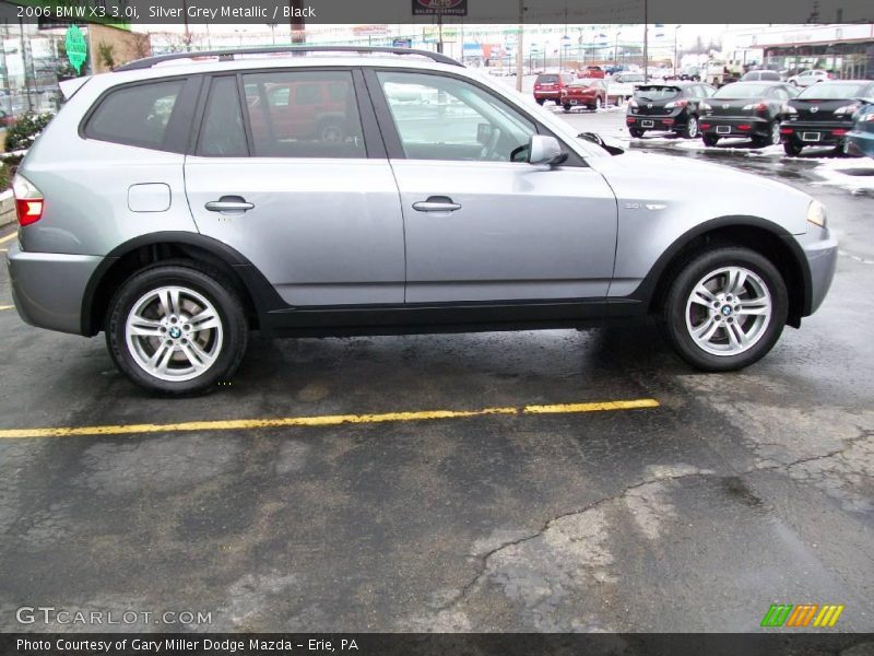 Silver Grey Metallic / Black 2006 BMW X3 3.0i