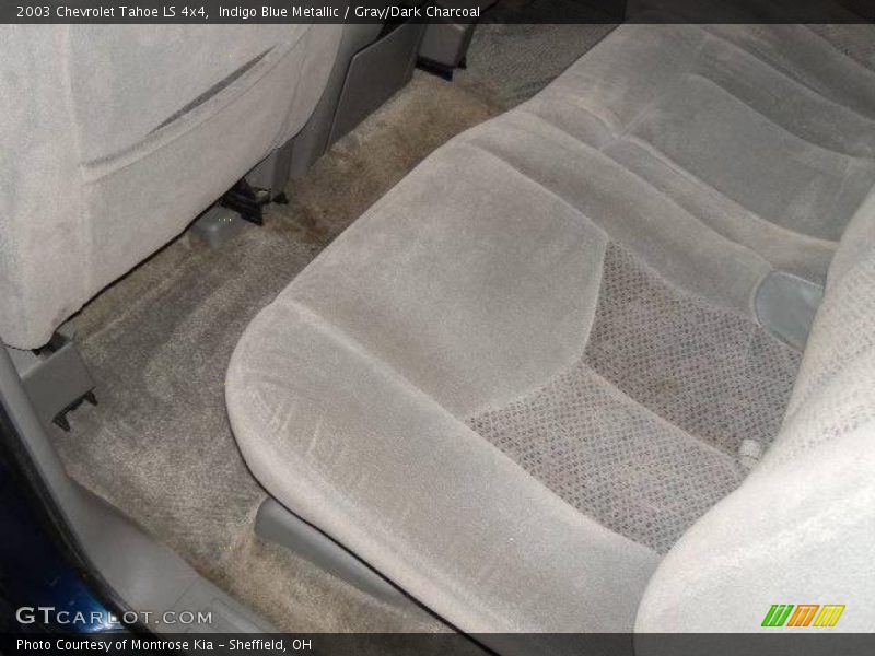 Indigo Blue Metallic / Gray/Dark Charcoal 2003 Chevrolet Tahoe LS 4x4