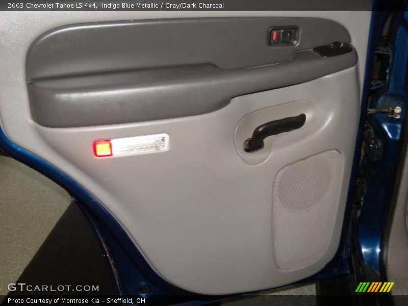 Indigo Blue Metallic / Gray/Dark Charcoal 2003 Chevrolet Tahoe LS 4x4