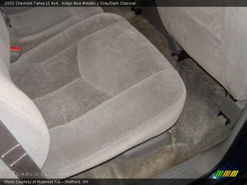 Indigo Blue Metallic / Gray/Dark Charcoal 2003 Chevrolet Tahoe LS 4x4