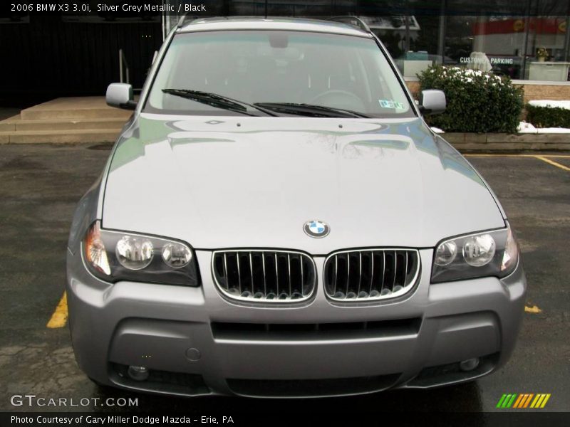 Silver Grey Metallic / Black 2006 BMW X3 3.0i