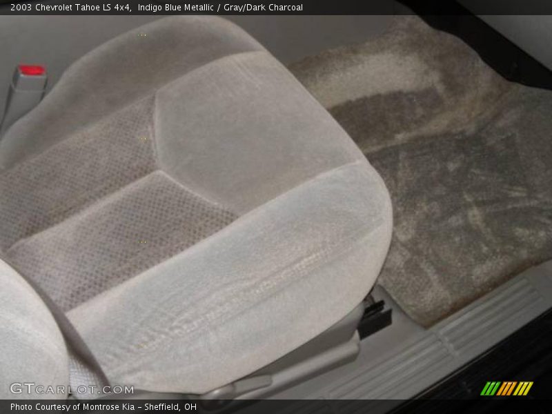 Indigo Blue Metallic / Gray/Dark Charcoal 2003 Chevrolet Tahoe LS 4x4