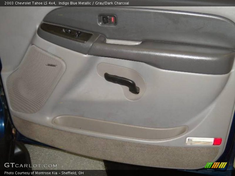 Indigo Blue Metallic / Gray/Dark Charcoal 2003 Chevrolet Tahoe LS 4x4