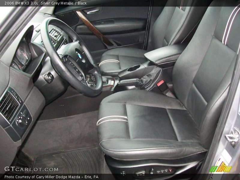 Silver Grey Metallic / Black 2006 BMW X3 3.0i