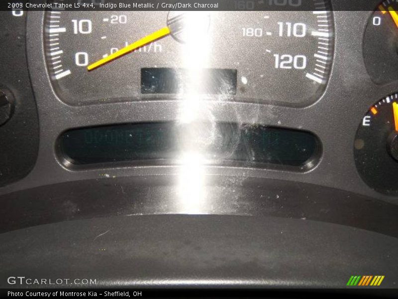 Indigo Blue Metallic / Gray/Dark Charcoal 2003 Chevrolet Tahoe LS 4x4
