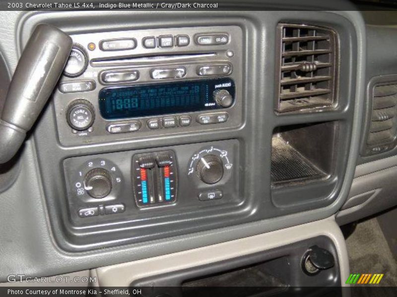 Indigo Blue Metallic / Gray/Dark Charcoal 2003 Chevrolet Tahoe LS 4x4
