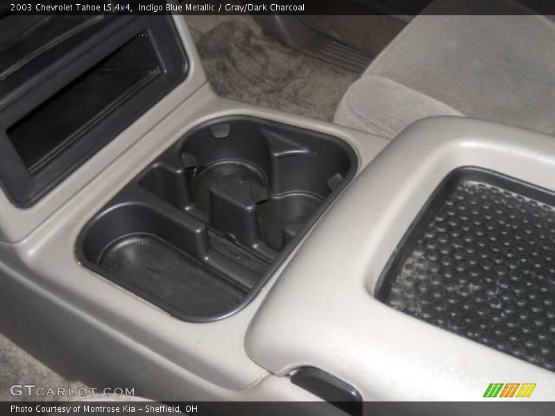 Indigo Blue Metallic / Gray/Dark Charcoal 2003 Chevrolet Tahoe LS 4x4