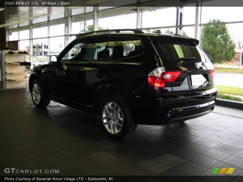 Jet Black / Black 2006 BMW X3 3.0i