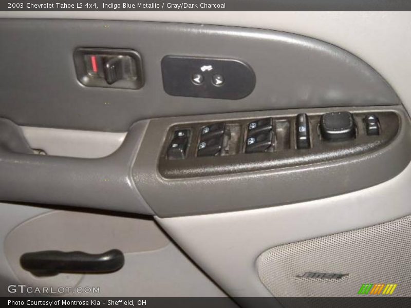 Indigo Blue Metallic / Gray/Dark Charcoal 2003 Chevrolet Tahoe LS 4x4