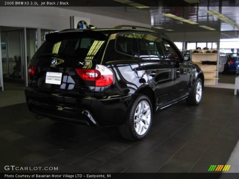 Jet Black / Black 2006 BMW X3 3.0i