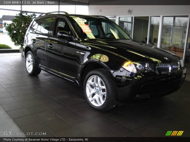 Jet Black / Black 2006 BMW X3 3.0i