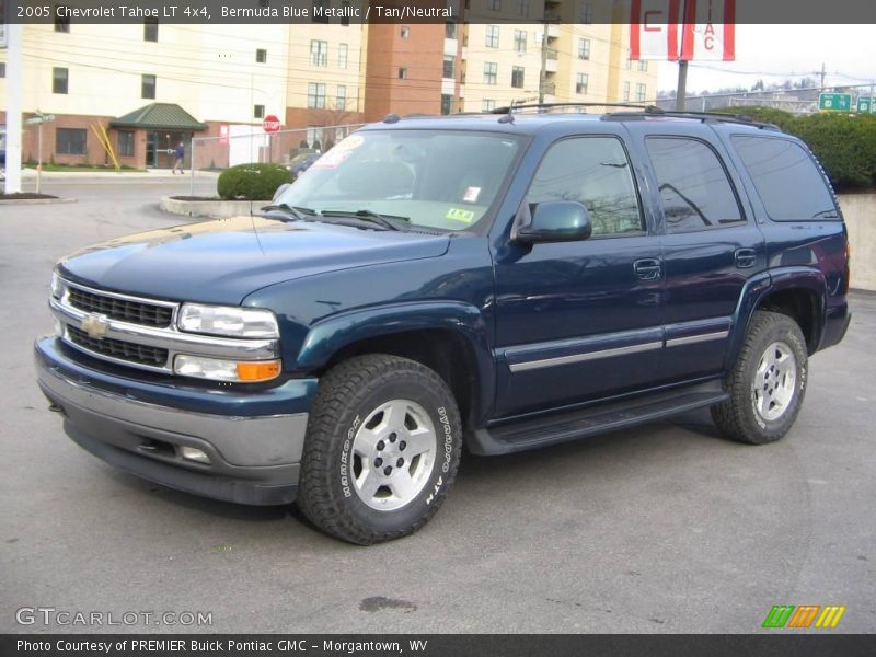 Bermuda Blue Metallic / Tan/Neutral 2005 Chevrolet Tahoe LT 4x4