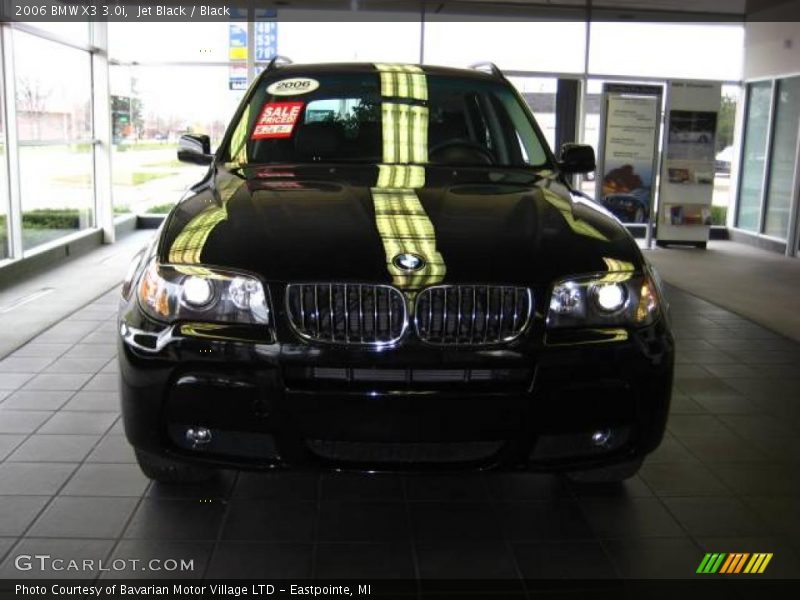Jet Black / Black 2006 BMW X3 3.0i