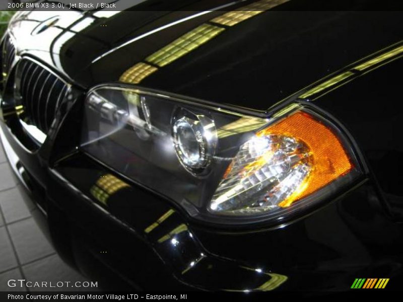 Jet Black / Black 2006 BMW X3 3.0i
