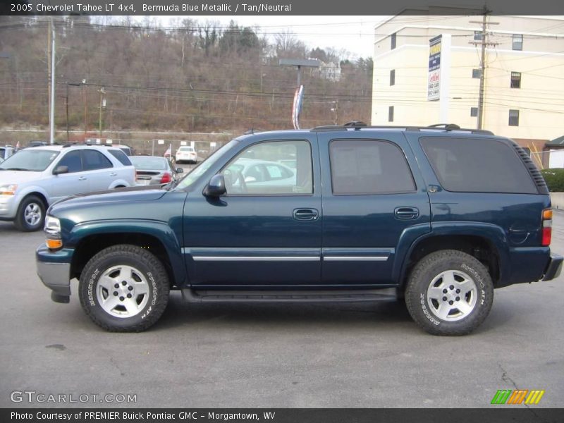 Bermuda Blue Metallic / Tan/Neutral 2005 Chevrolet Tahoe LT 4x4