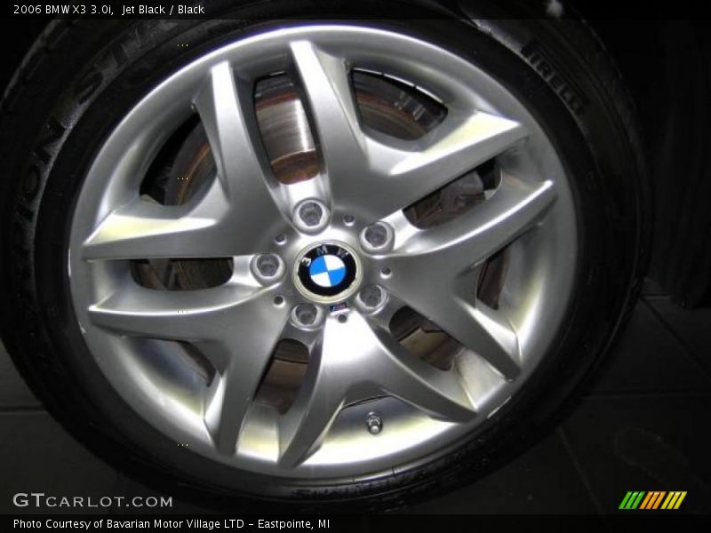 Jet Black / Black 2006 BMW X3 3.0i