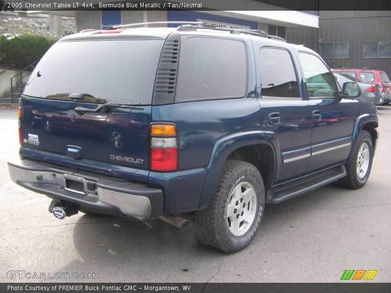 Bermuda Blue Metallic / Tan/Neutral 2005 Chevrolet Tahoe LT 4x4