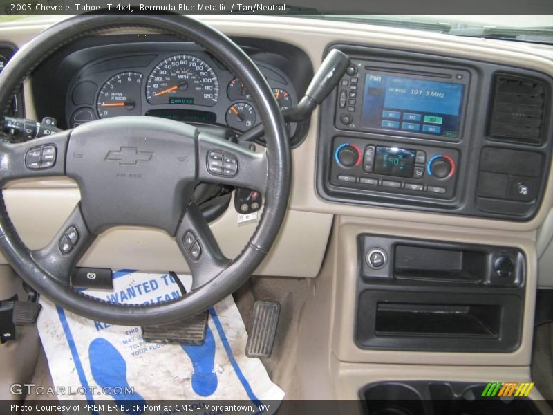 Bermuda Blue Metallic / Tan/Neutral 2005 Chevrolet Tahoe LT 4x4