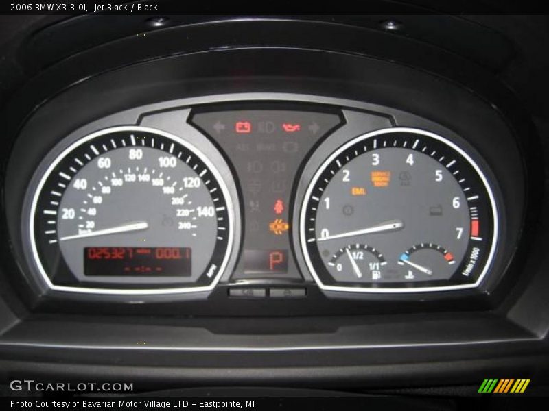Jet Black / Black 2006 BMW X3 3.0i