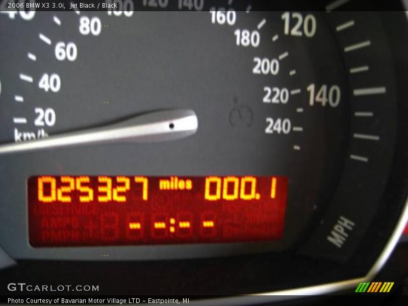Jet Black / Black 2006 BMW X3 3.0i