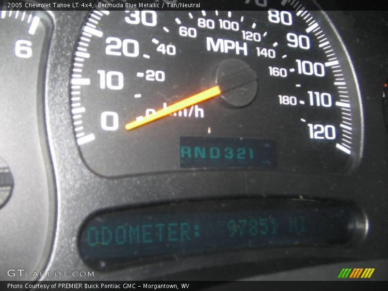 Bermuda Blue Metallic / Tan/Neutral 2005 Chevrolet Tahoe LT 4x4