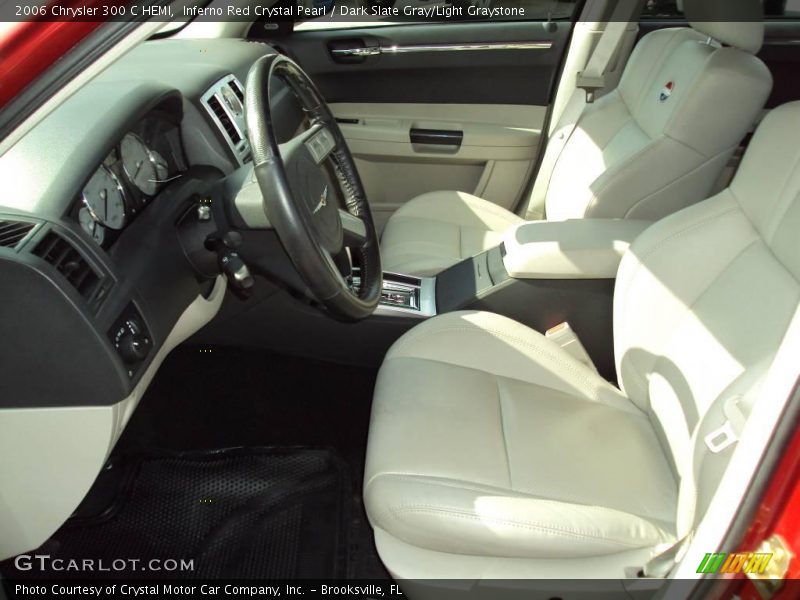 Inferno Red Crystal Pearl / Dark Slate Gray/Light Graystone 2006 Chrysler 300 C HEMI