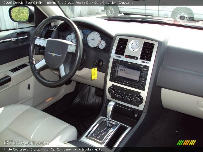 Inferno Red Crystal Pearl / Dark Slate Gray/Light Graystone 2006 Chrysler 300 C HEMI