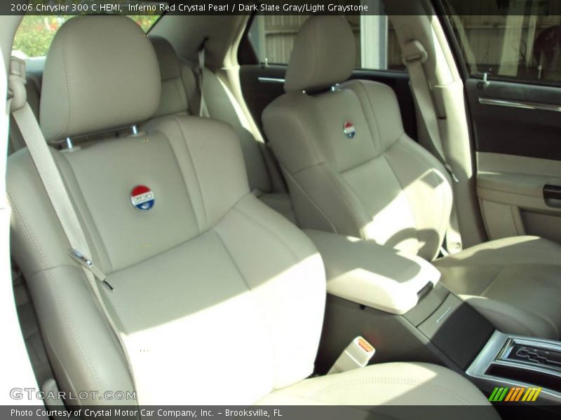 Inferno Red Crystal Pearl / Dark Slate Gray/Light Graystone 2006 Chrysler 300 C HEMI
