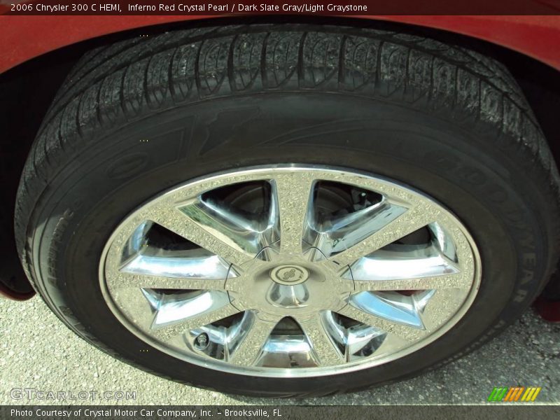 Inferno Red Crystal Pearl / Dark Slate Gray/Light Graystone 2006 Chrysler 300 C HEMI