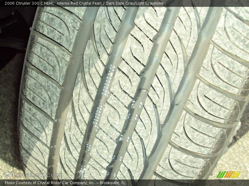 Inferno Red Crystal Pearl / Dark Slate Gray/Light Graystone 2006 Chrysler 300 C HEMI