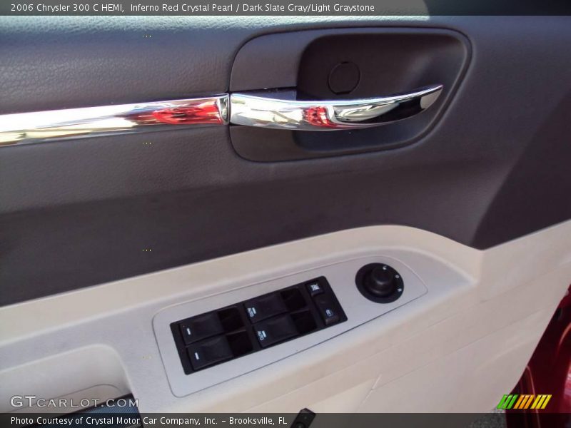 Inferno Red Crystal Pearl / Dark Slate Gray/Light Graystone 2006 Chrysler 300 C HEMI