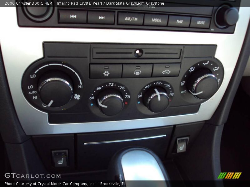 Inferno Red Crystal Pearl / Dark Slate Gray/Light Graystone 2006 Chrysler 300 C HEMI