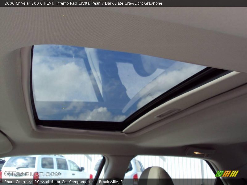 Inferno Red Crystal Pearl / Dark Slate Gray/Light Graystone 2006 Chrysler 300 C HEMI