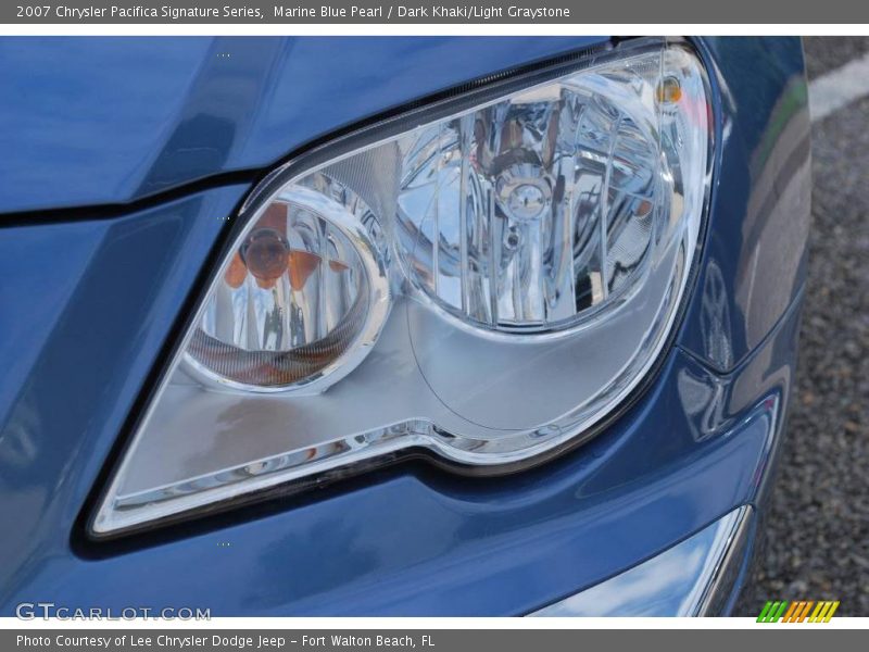 Marine Blue Pearl / Dark Khaki/Light Graystone 2007 Chrysler Pacifica Signature Series