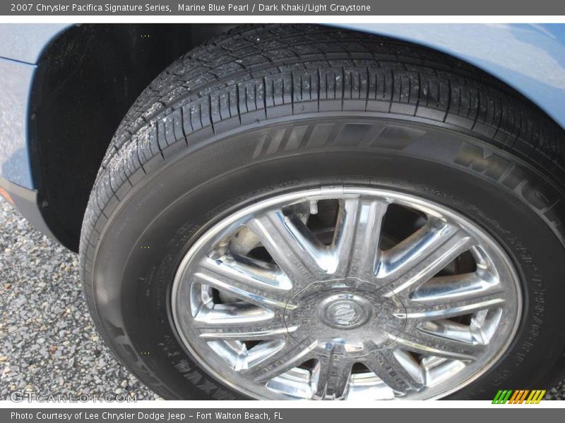 Marine Blue Pearl / Dark Khaki/Light Graystone 2007 Chrysler Pacifica Signature Series