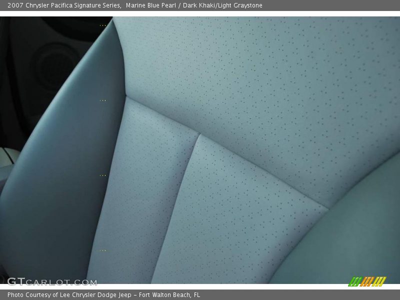 Marine Blue Pearl / Dark Khaki/Light Graystone 2007 Chrysler Pacifica Signature Series
