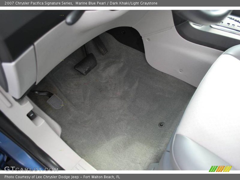 Marine Blue Pearl / Dark Khaki/Light Graystone 2007 Chrysler Pacifica Signature Series