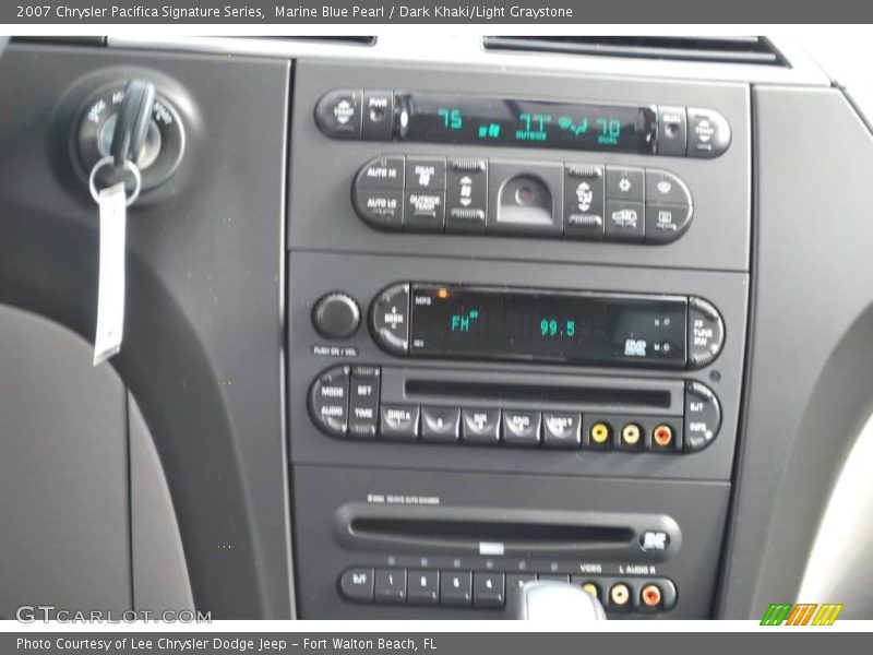 Marine Blue Pearl / Dark Khaki/Light Graystone 2007 Chrysler Pacifica Signature Series