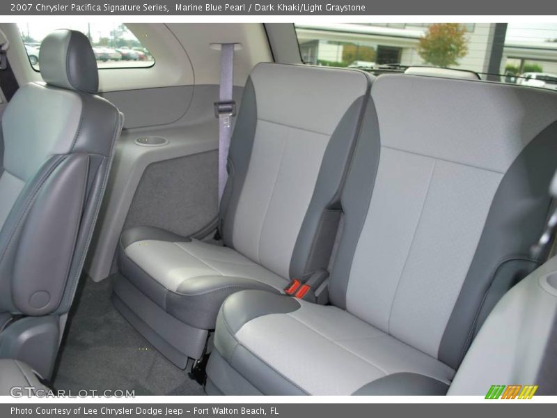 Marine Blue Pearl / Dark Khaki/Light Graystone 2007 Chrysler Pacifica Signature Series