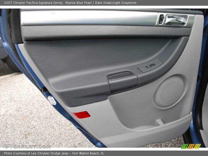 Marine Blue Pearl / Dark Khaki/Light Graystone 2007 Chrysler Pacifica Signature Series