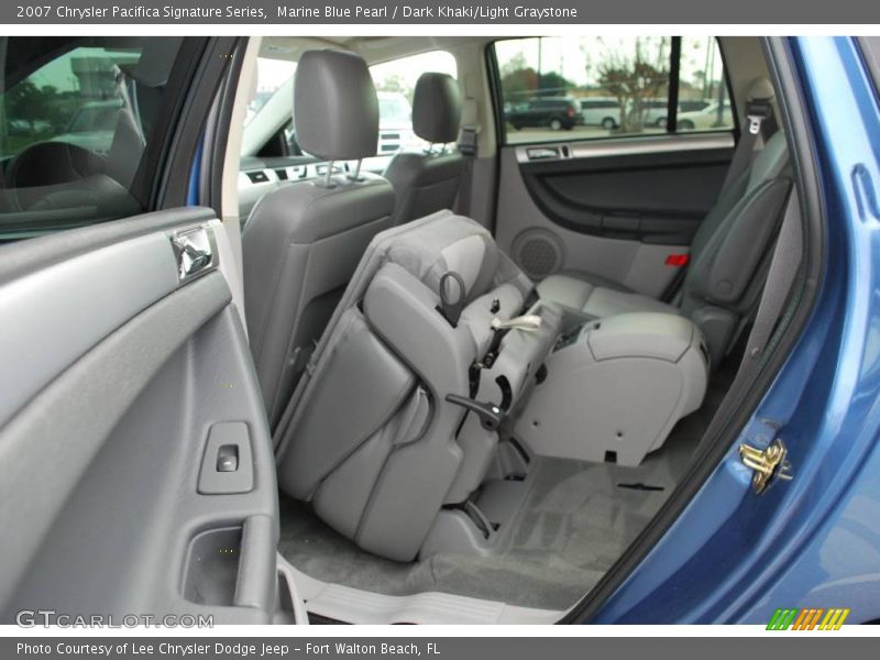 Marine Blue Pearl / Dark Khaki/Light Graystone 2007 Chrysler Pacifica Signature Series