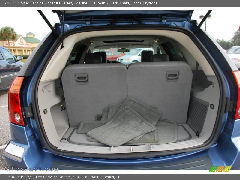 Marine Blue Pearl / Dark Khaki/Light Graystone 2007 Chrysler Pacifica Signature Series