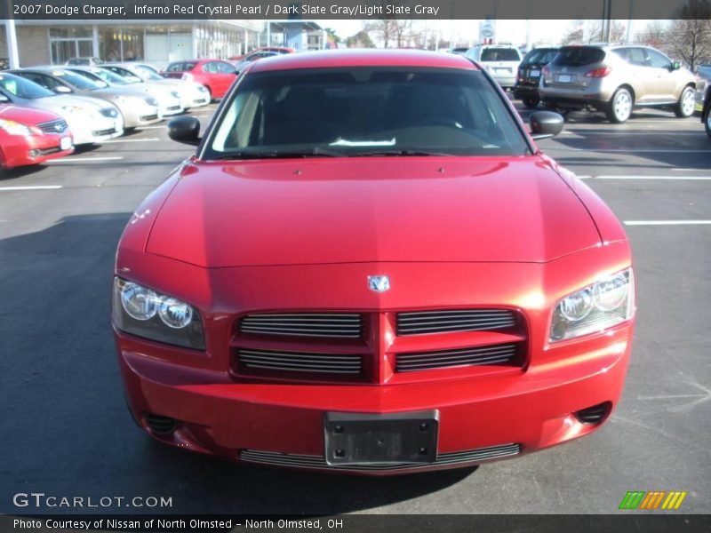 Inferno Red Crystal Pearl / Dark Slate Gray/Light Slate Gray 2007 Dodge Charger